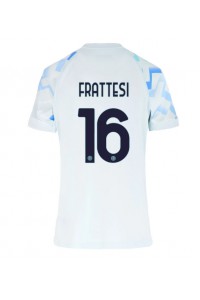 Inter Milan Davide Frattesi #16 Jalkapallovaatteet Naisten Vieraspaita 2025-26 Lyhythihainen